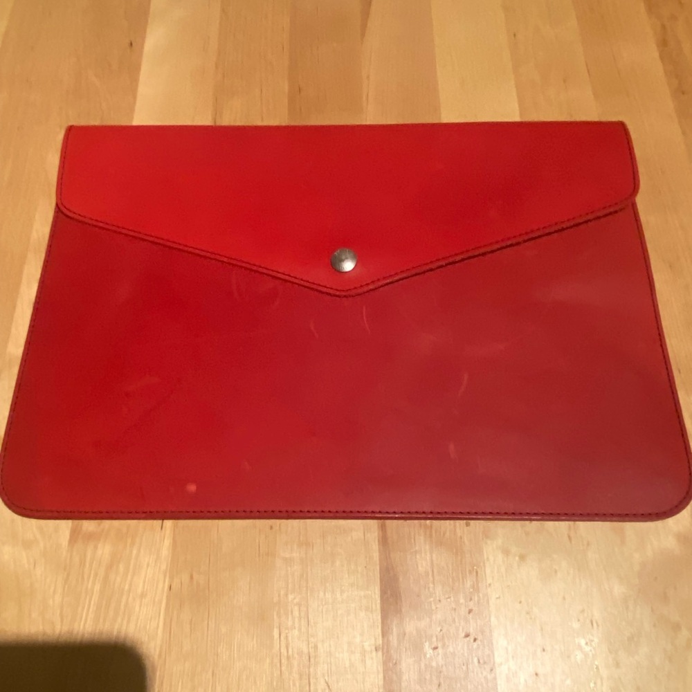 Shinola 15" Utility Laptop Leather Sleeve